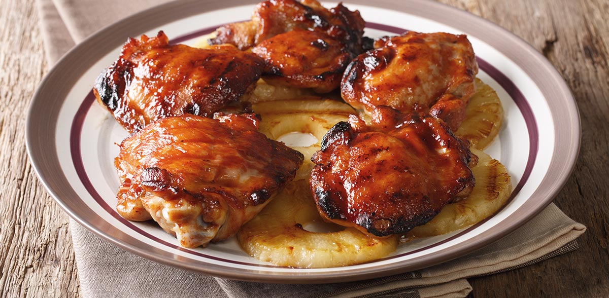 Honey BBQ Glazed Half Chickens Recipes