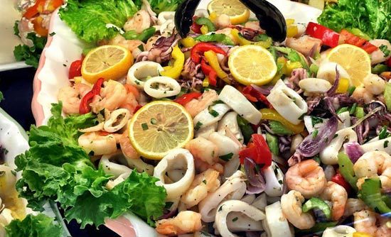 Calamari salad