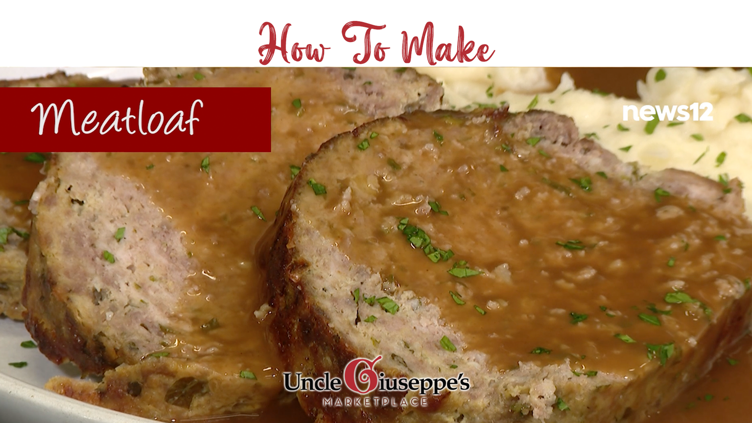 meatloaf and gravy on a plate