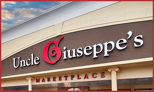 Exterior storefront of Uncle Giuseppe's
