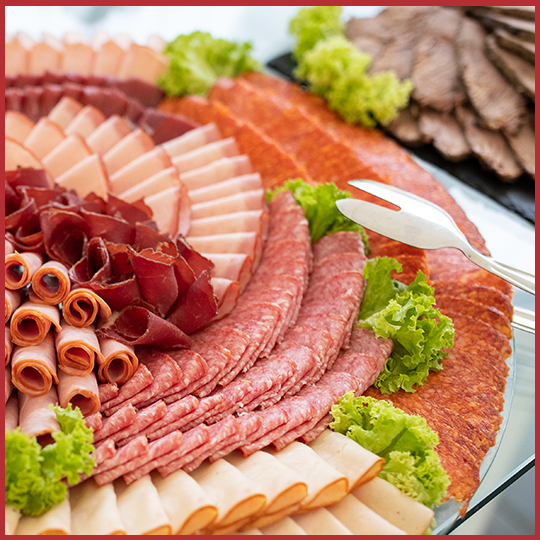 Sliced italian meats