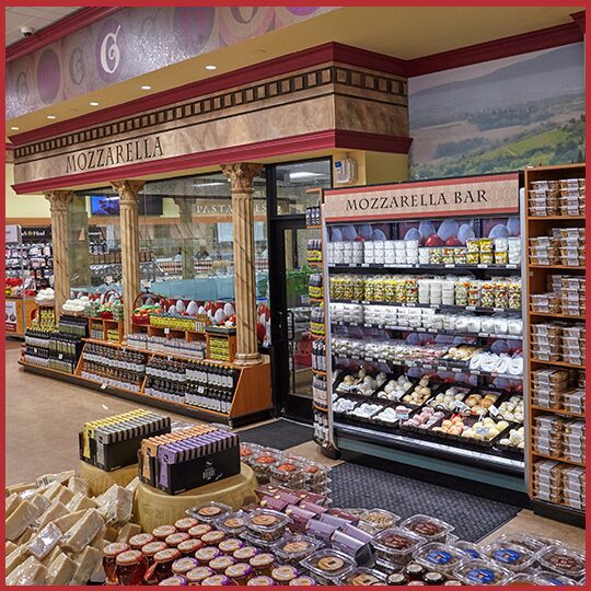 Uncle Giuseppe's mozzarella section