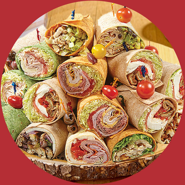 Stack of wraps