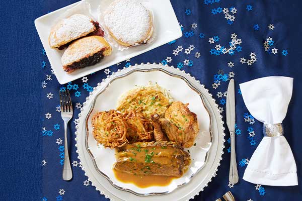 Hanukkah-inspired catering selections