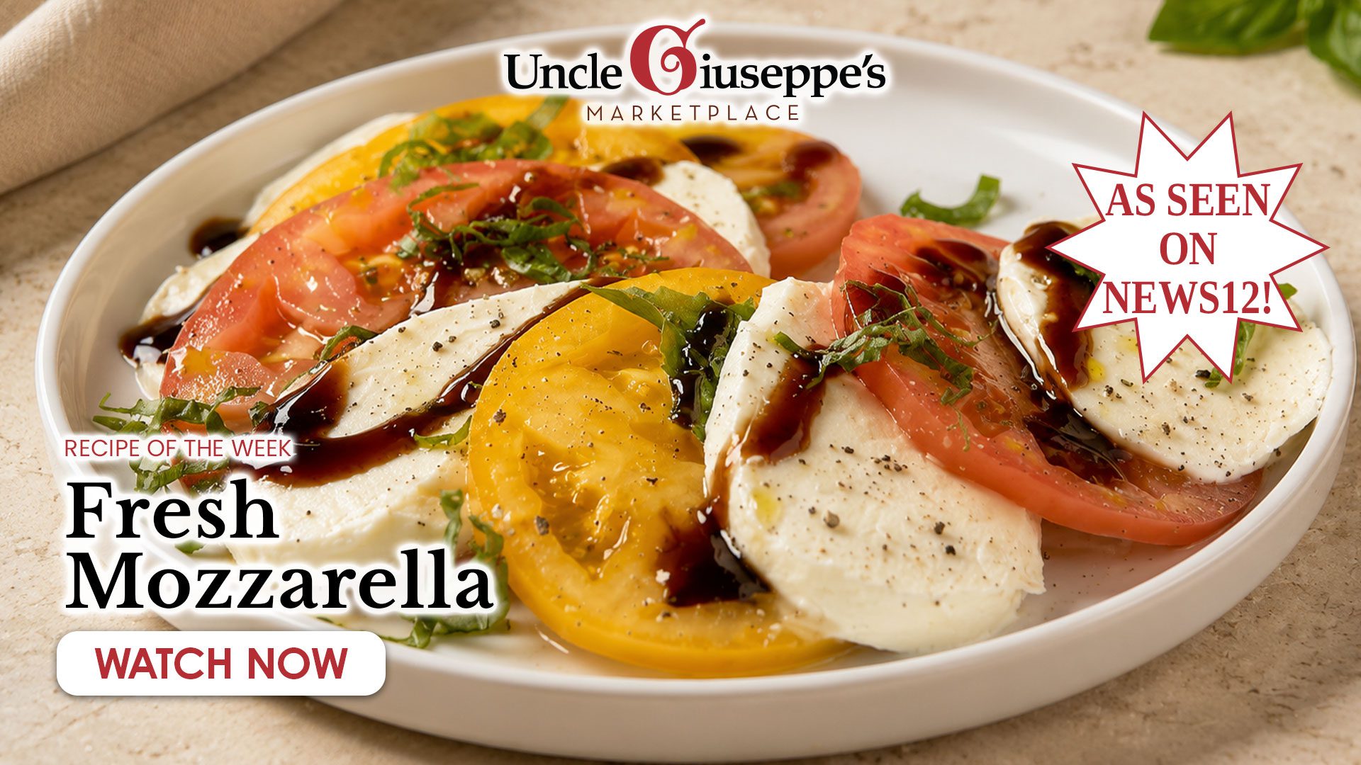 Learn how to make hand-stretched mozzarella with Uncle Giuseppe's