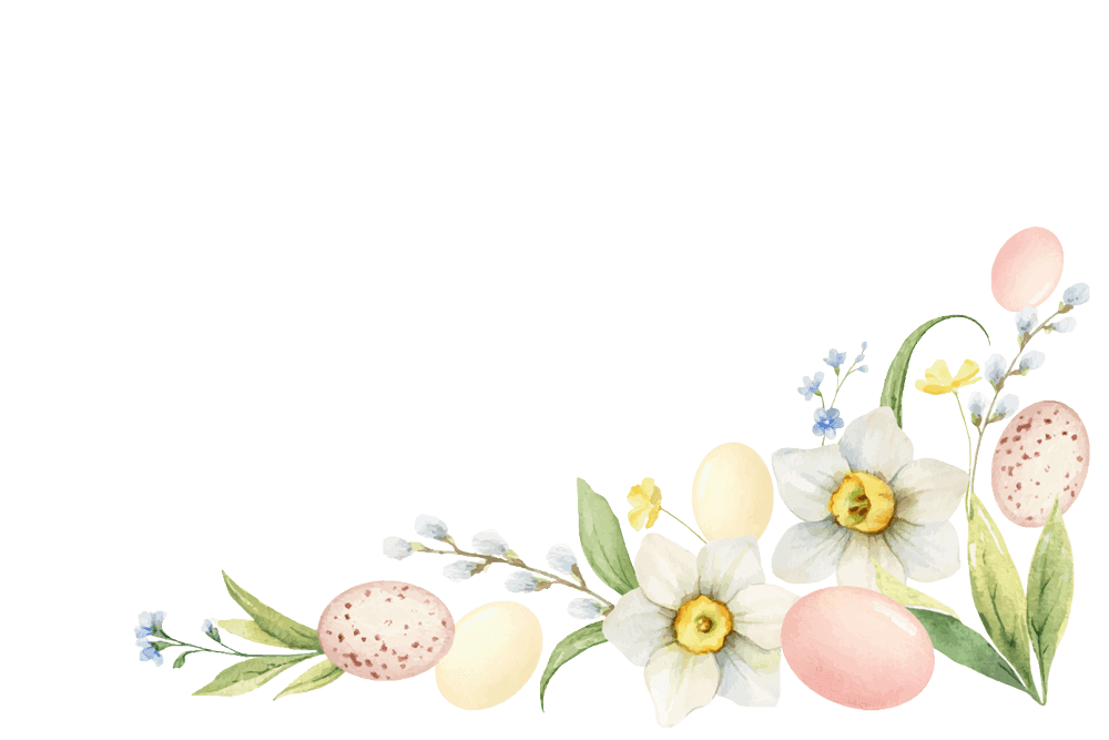 Easter floral arrangement for Uncle Giuseppe's catering