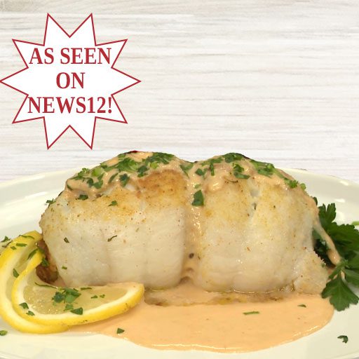 Uncle Giuseppe's Seafood Stuffed Flounder