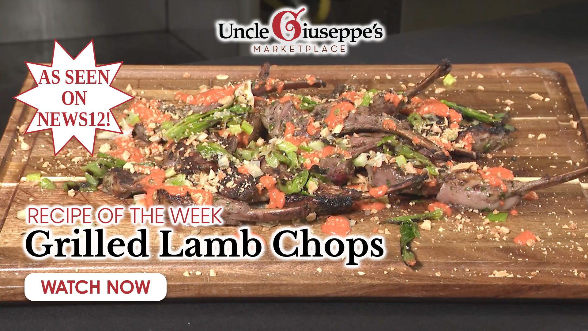 Uncle Giuseppe's grilled lamb chops