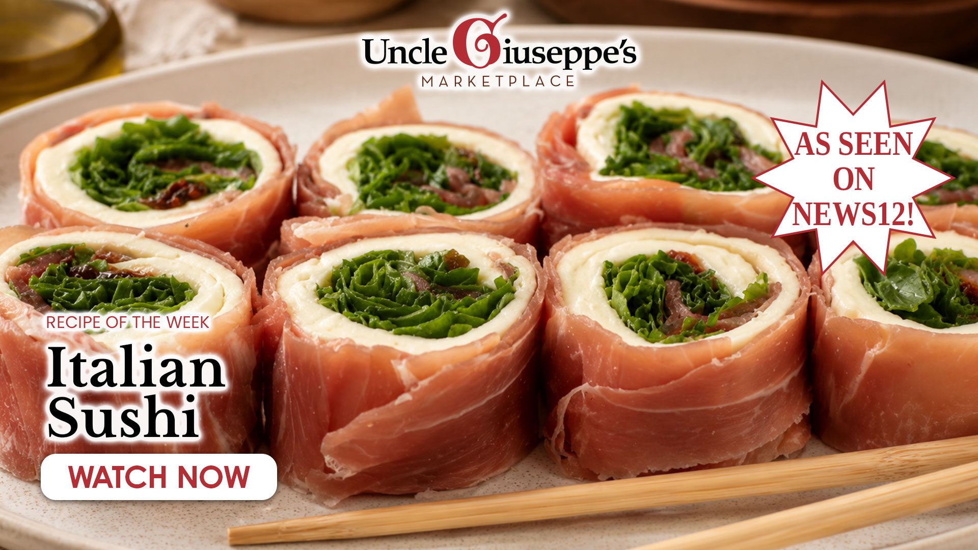 Uncle Giuseppe's viral italian sushi. Make it at home or stop by one of our locations for it made fresh every day,