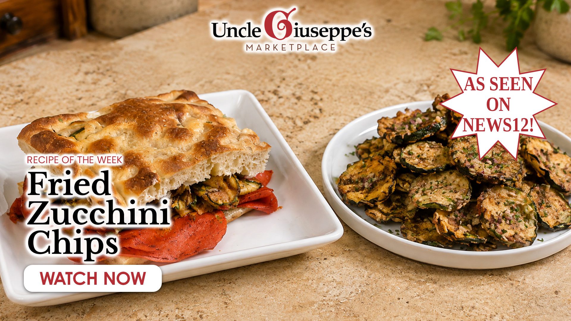 Uncle Giuseppe's fried zucchini, make it yourself or stop by one of our locations and have it made to order