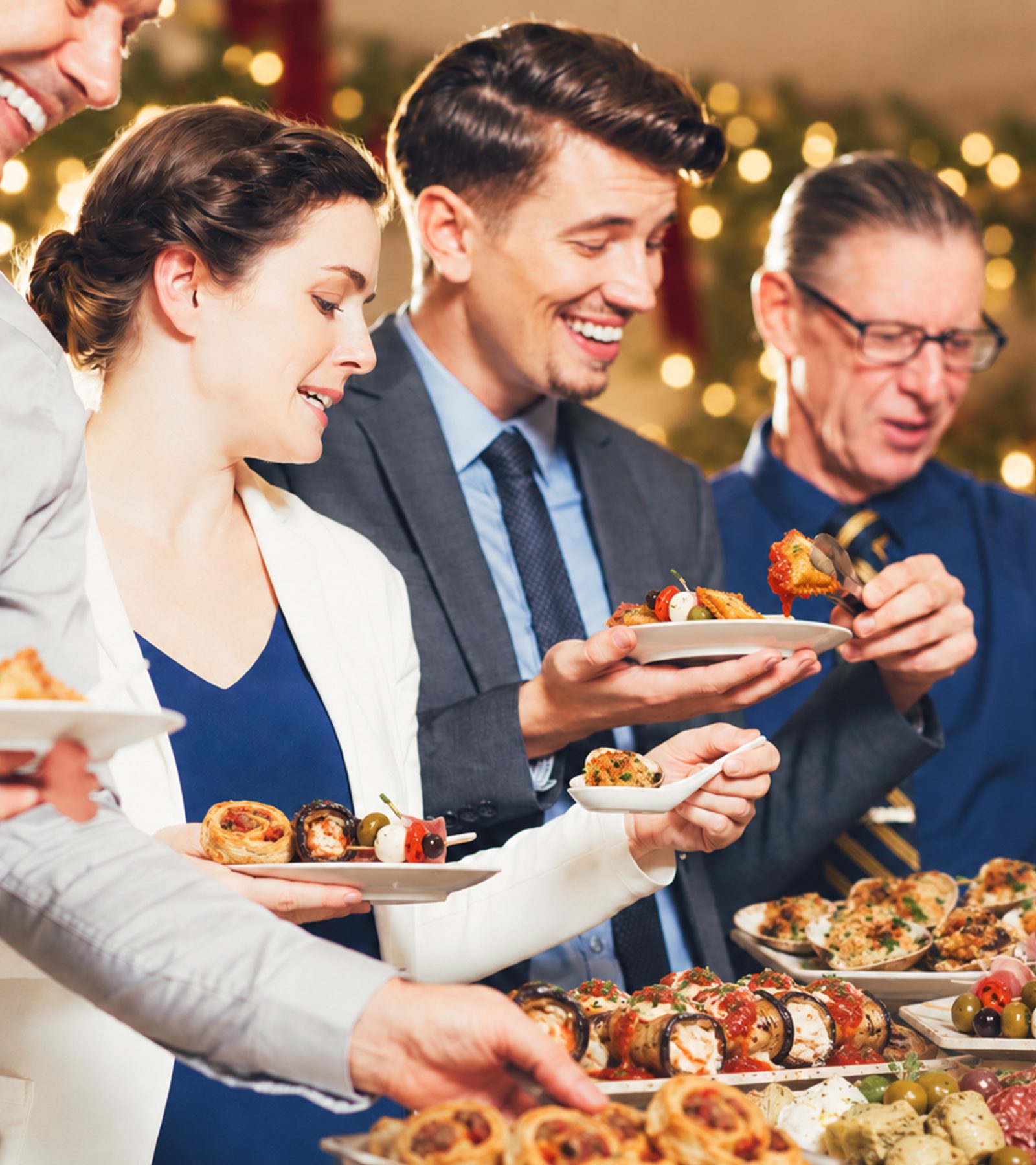 Uncle Giuseppe's corporate catering assortment for an office gathering