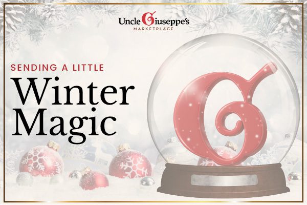 Uncle Giuseppe’s Snow globe eGift card design