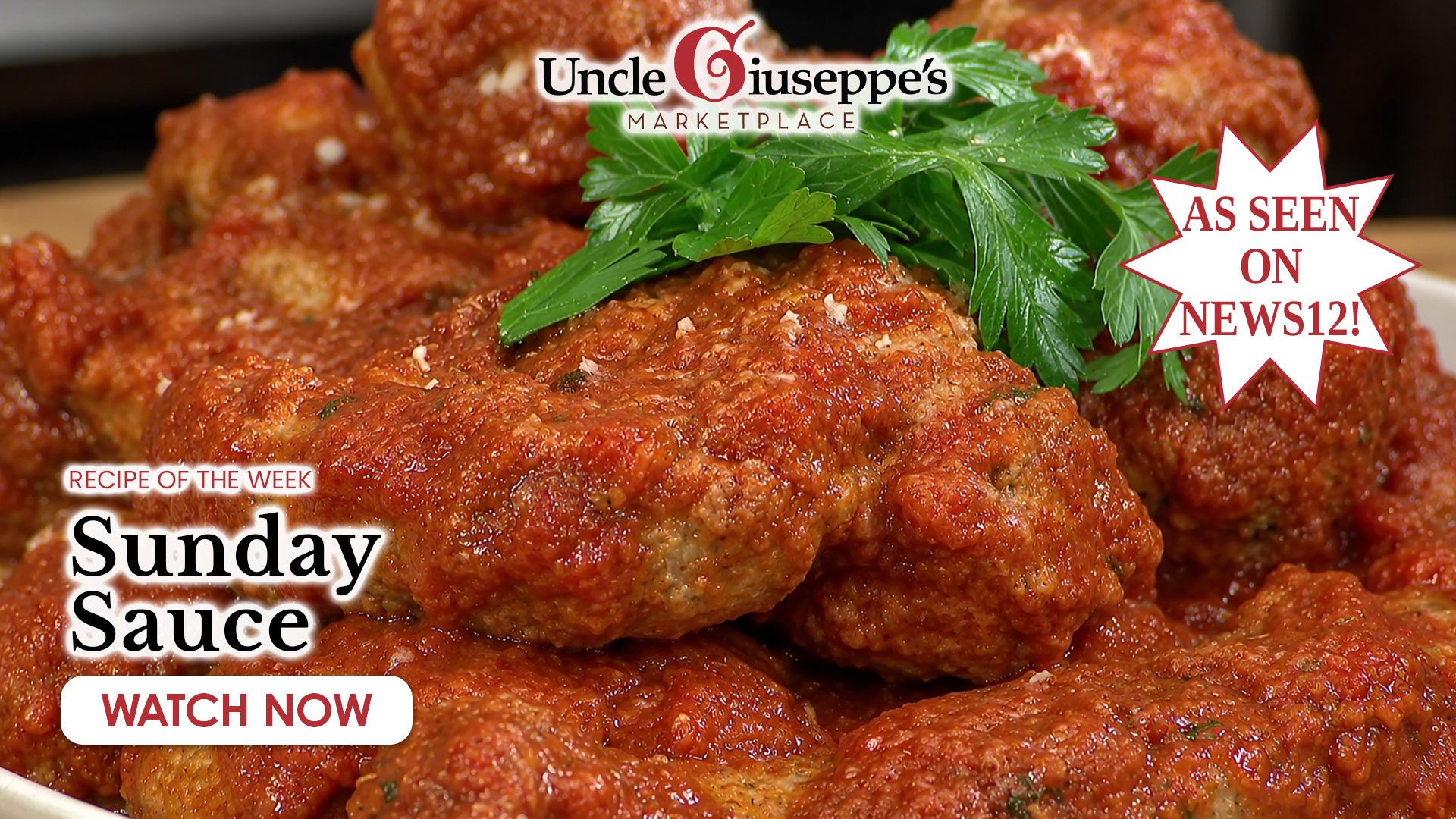 Uncle Giuseppe's Sunday Sauce recipe. An Italian-American classic